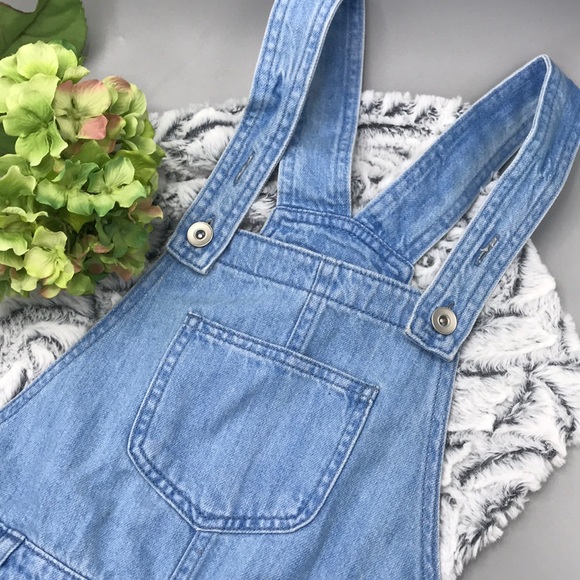Children’s place light denim overalls - Picture 2 of 9